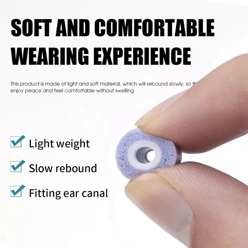 1-3Pairs Memory Foam Eartips f - Earphone Foam Tip 评论和价格