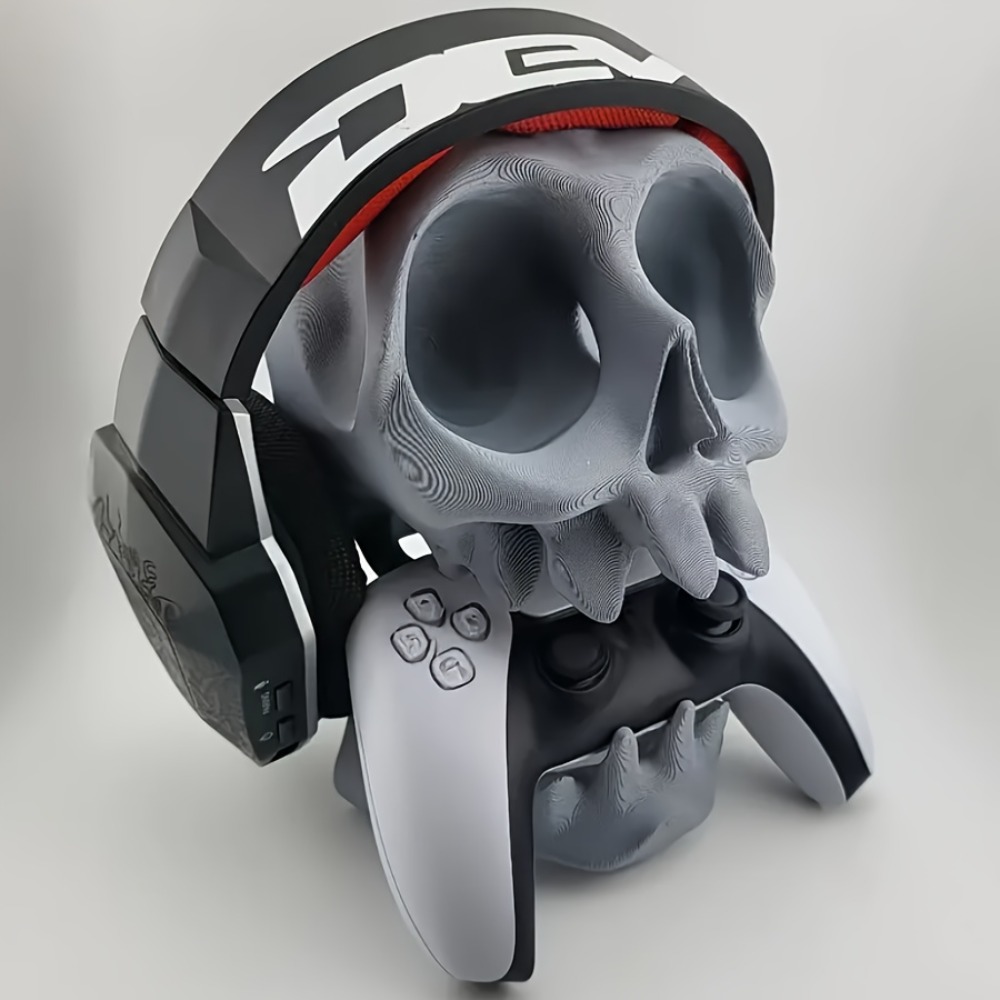 Skull Shaped Controller Stand  - Headphone Stand Desk 评论和价格