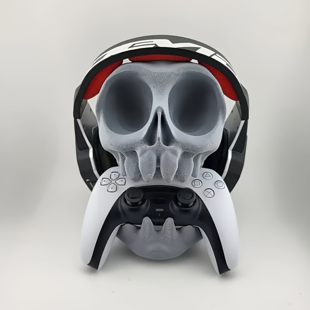 Skull Shaped Controller Stand  - Headphone Stand Desk 评论和价格