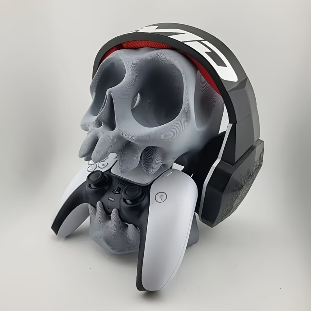 Skull Shaped Controller Stand  - Headphone Stand Desk 评论和价格