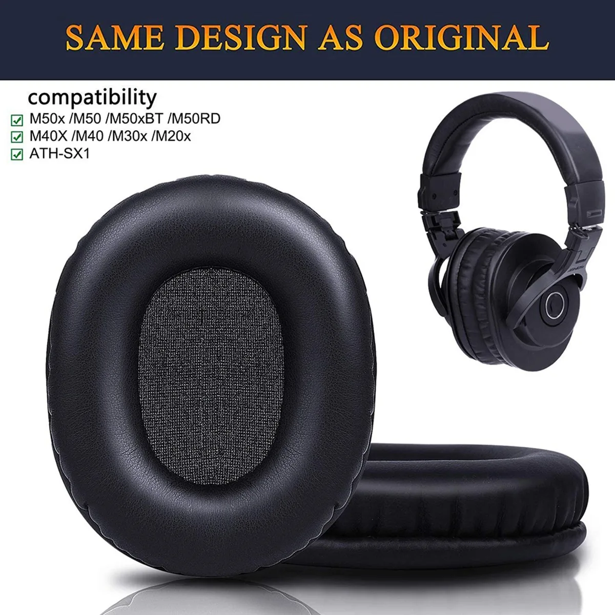 M50X Replacement Earpads Compa - Audio Technica Headphone Ath-M20X 评论和价格