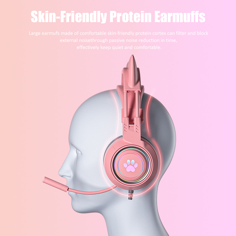 Cute Cat Ear Gaming Headphones - Gaming Headset Rgb 评论和价格