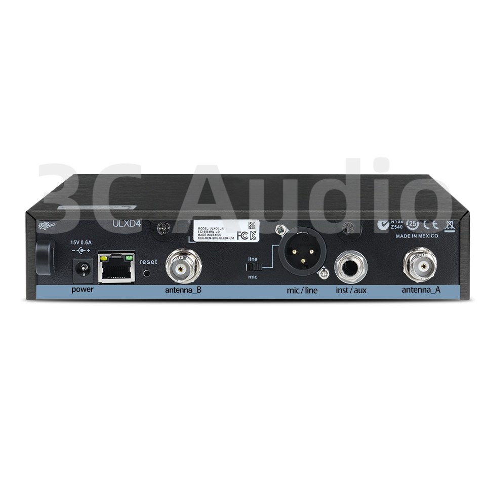 ULXD4-SLXD 500/600MHz Professi - Shure Mic Sm58 评论和价格