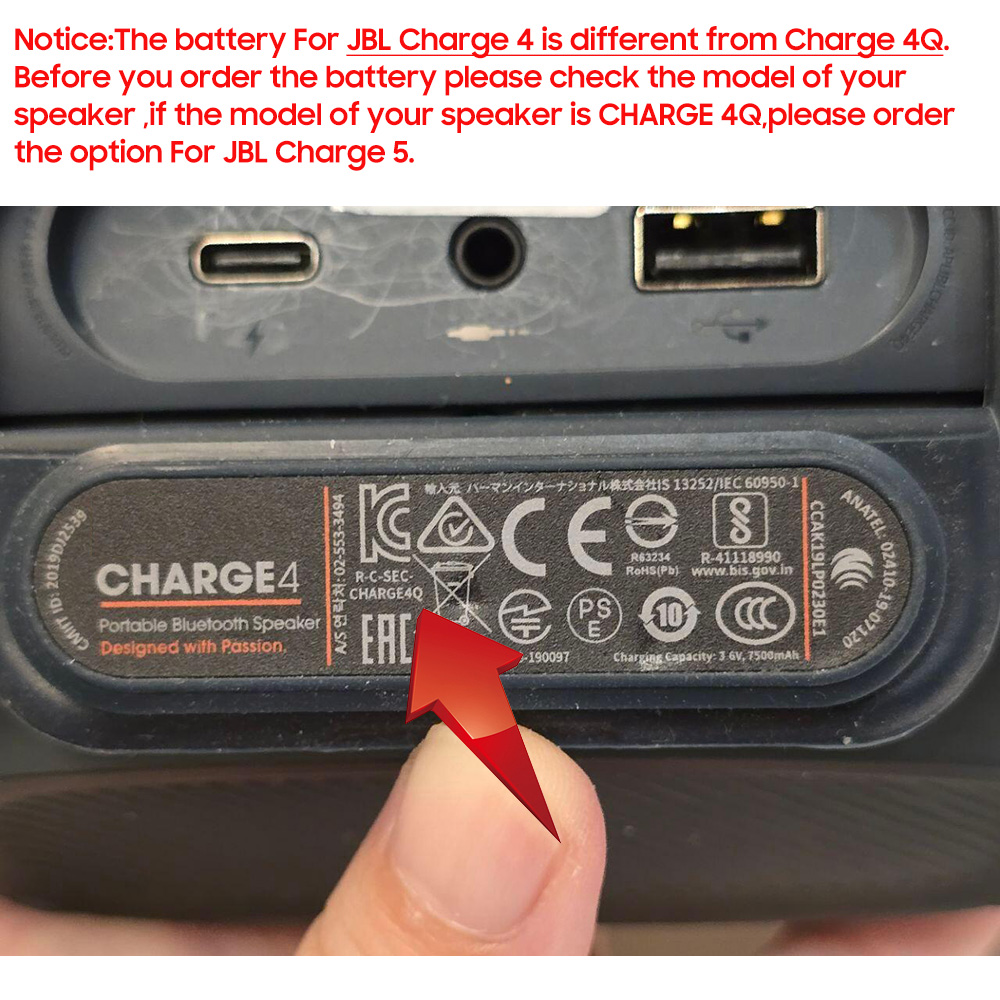 Replacement Battery ID998 IY06 - Jbl Speaker Charge 5 评论和价格