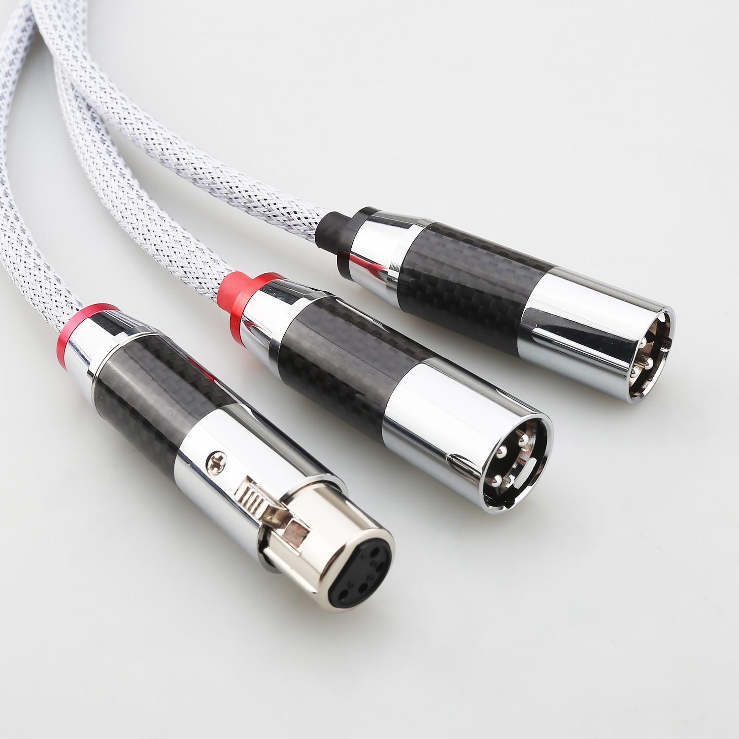Dual 3Pin XLR Male to 4Pin XLR - Audio Splitter Y 评论和价格
