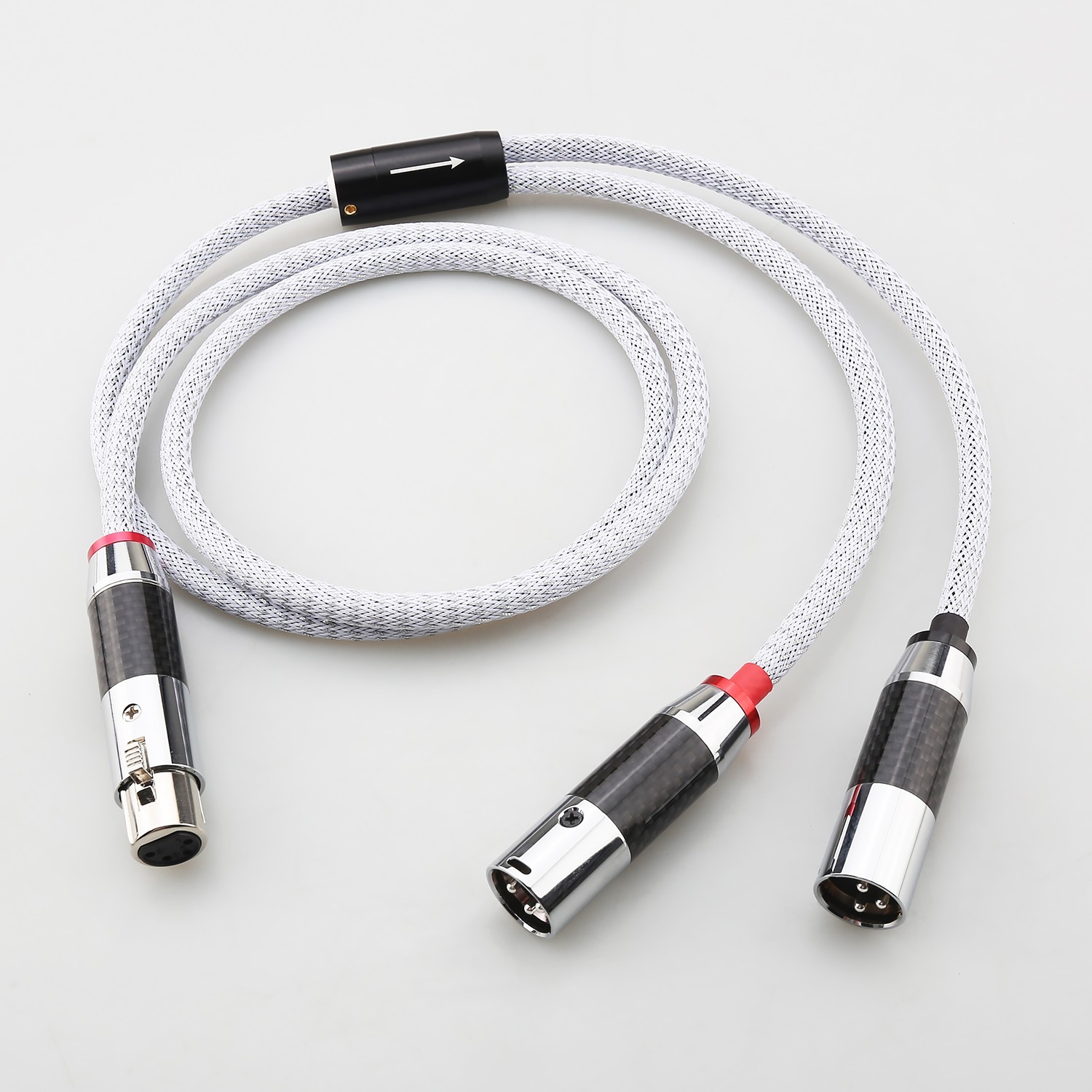 Dual 3Pin XLR Male to 4Pin XLR - Audio Splitter Y 评论和价格