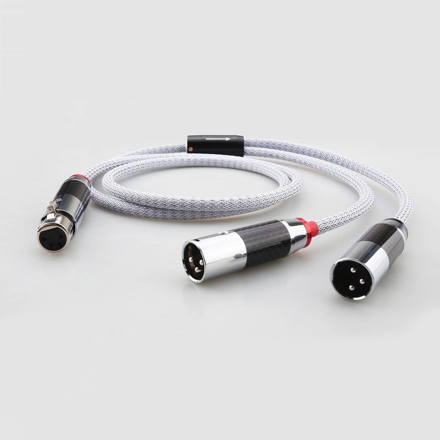 Dual 3Pin XLR Male to 4Pin XLR - Audio Splitter Y 评论和价格